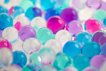 たくさんのガラス玉