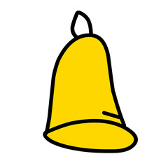 golden christmas bells
