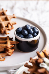 chip cookies with blueberries