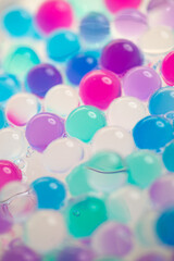 たくさんのガラス玉