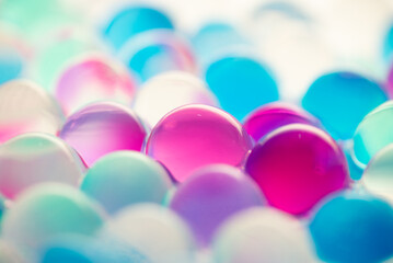 たくさんのガラス玉