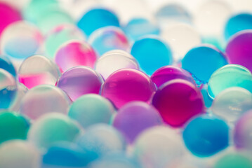 たくさんのガラス玉