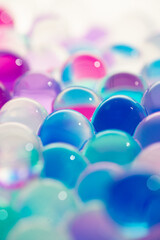 たくさんのガラス玉