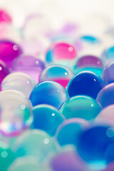 たくさんのガラス玉