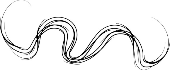 Sketchy Curve Line