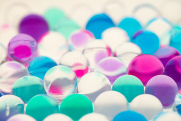 たくさんのガラス玉