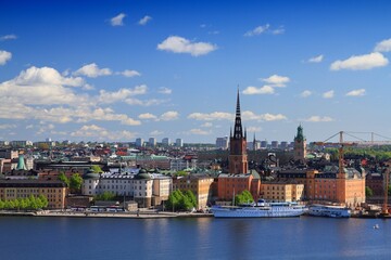 Fototapeta na wymiar Stockholm city skyline, Sweden