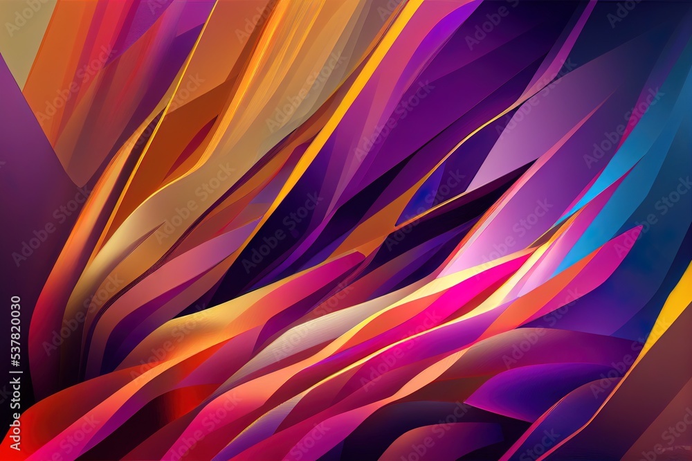 Poster futuristic shape. computer generated abstract background