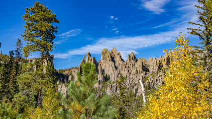 South Dakota-Custer State Park-Cathedral Spires