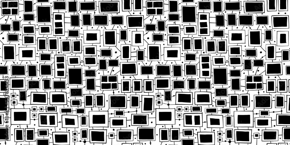 Poster abstract photo frame templates. seamless pattern background for your design