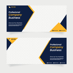 banner business company vector design