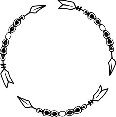 Naklejka premium Arrow Svg Cute Heart Tribal Bow Decal Cutting Files Files Cricut Wreath Bent Boho Feather Bride Broadhead Broken Compass Cross Curly Decorative Decor