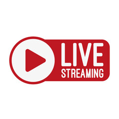 Live streaming icon symbol