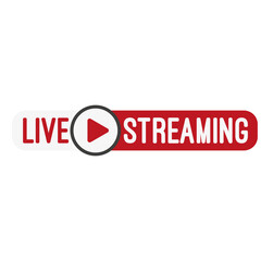 Live streaming icon symbol