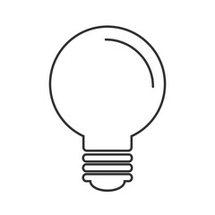 bulb lamp icon, Idea lamp icon.