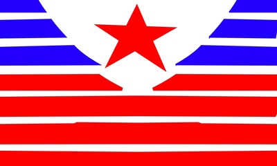 Obraz premium stars and stripes