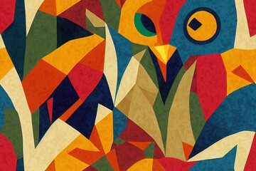 Fototapeta premium seamless pattern with animals, owl, squirrel and hedgehog in the autumn forest