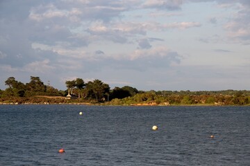 Obraz premium boat on the lake