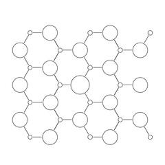Hexagons pattern.