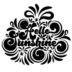 Hello Sunshine Lettering