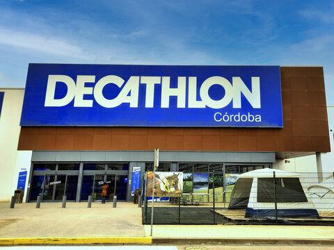 Cordoba, Spain;04-02-2022: Entrance To A Decathlon Store