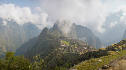 morning view of machu picchu in September 2022.