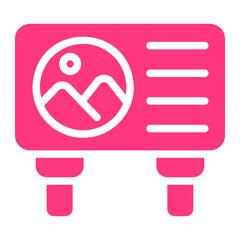 billboard gradient icon