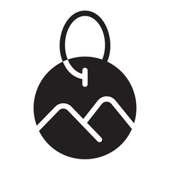 key chain glyph icon