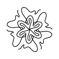 Flower Mandalas. decorative elements. ornate pattern, vector illustration. Islamic, Arabic, Indian, Moroccan, Spanish, Turkish, Pakistani, Chinese, mystical, ottoman motifs.