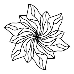 Flower Mandalas. decorative elements. ornate pattern, vector illustration. Islamic, Arabic, Indian, Moroccan, Spanish, Turkish, Pakistani, Chinese, mystical, ottoman motifs.