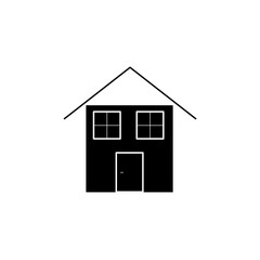 minimal home icon - web homepage symbol - vector website sign