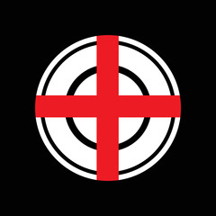 Circle healthcare medical logo design 