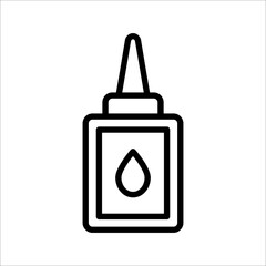 Vector glue icon. Liquid glue icon.