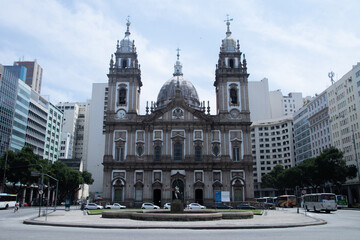 Fototapeta na wymiar Candelaria Church, Rio de Janeiro.