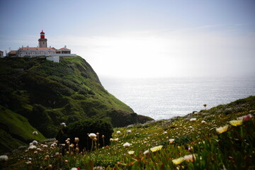 Fototapeta na wymiar Lighthouse from Portugal, Praia da Urça