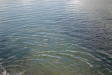 Natural wallpaper, water surface with small ripples.