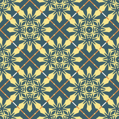 Obraz premium Abstract geometric pattern. A seamless background, vintage texture. 
