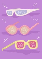 3 pairs of sunglasses