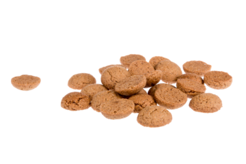 Ginger nuts, Dutch candy for Sinterklaas event in december isolated on transparent background