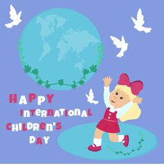 peace on international children's day