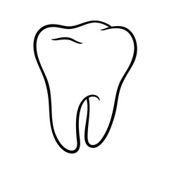 Healthy tooth icon vector illustration