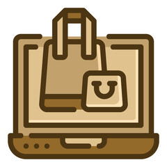 Obraz premium online shop two tone icon