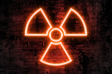 Nuclear armagedon war danger background wallpaper  - obrazy, fototapety, plakaty