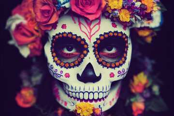 Sugar Skulls, Day of the Dead, Halloween 