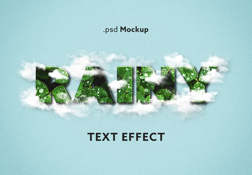 Cloudy Text Effect