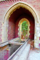 entrance to the castle in Egypt 
