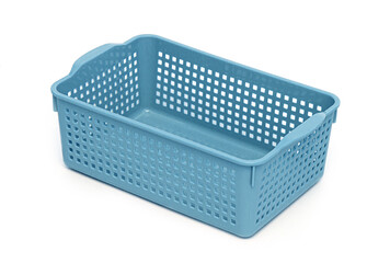 plastic baskets isolated