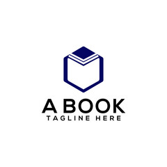 Book Logo Design Template Vector