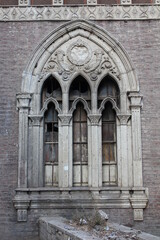 window in old castle  Egypt 