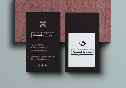 Modern Business Card Layout